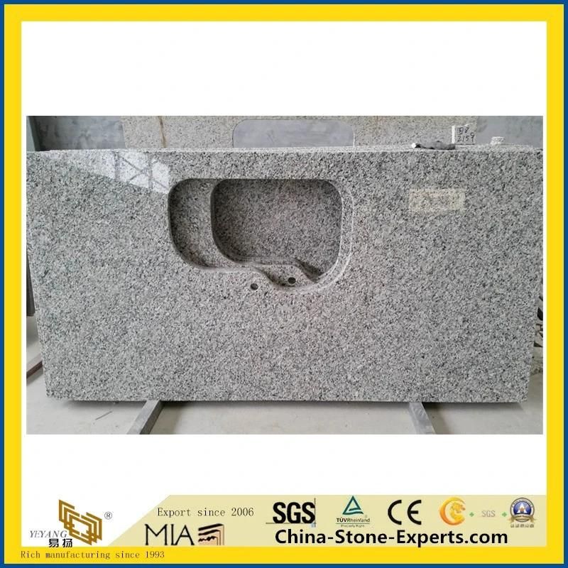 Natural Swan White Granite Countertops/Vanity Tops for Kitchen/Bathroom Engineering