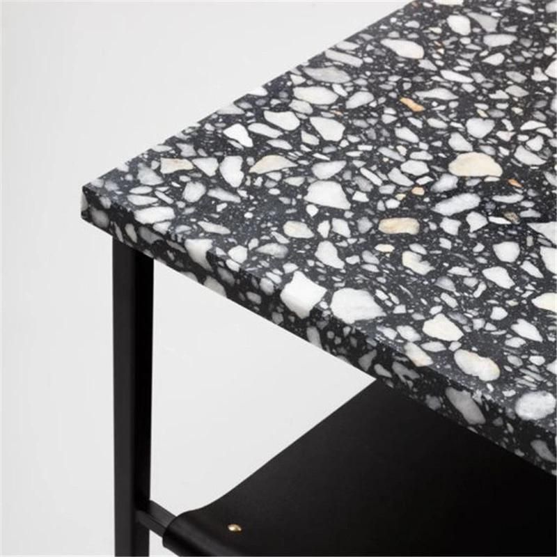 China Wholesale Price Articial Stone Polished Marble Chips Cement Terrazzo White
