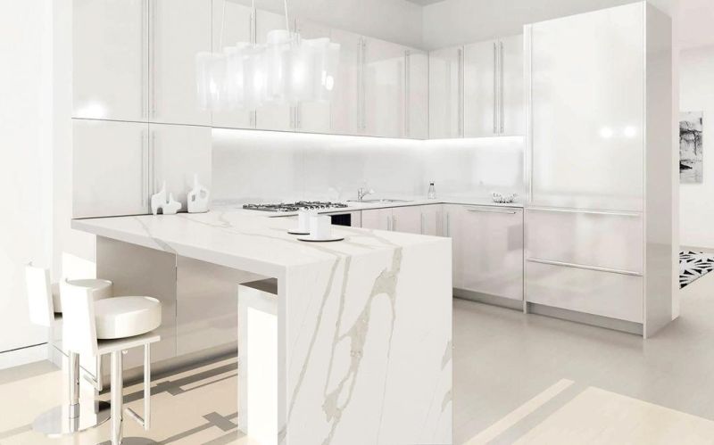 Look Nice Calacatta Quartz Stone with Good Quality