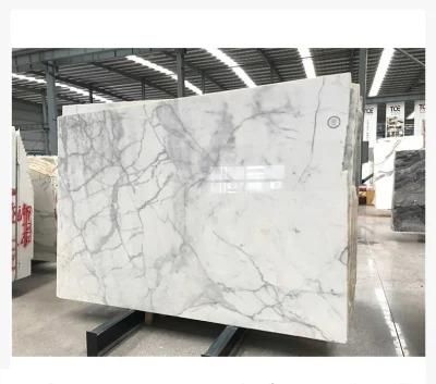 Statuario White Marble for Slab/Kitchen/Bathroom/Countertop/Wall/Floorl Tile