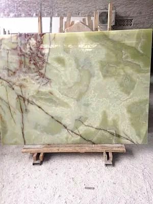 Wholesale Ice Green Jade Onyx Dark Marble Stone Jade Slabs