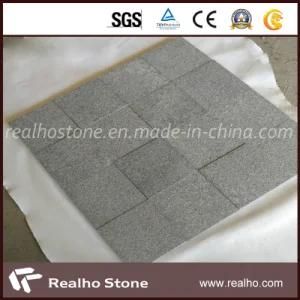 Padang Dark Grey Granite Flamed Cobble Stone for Sale