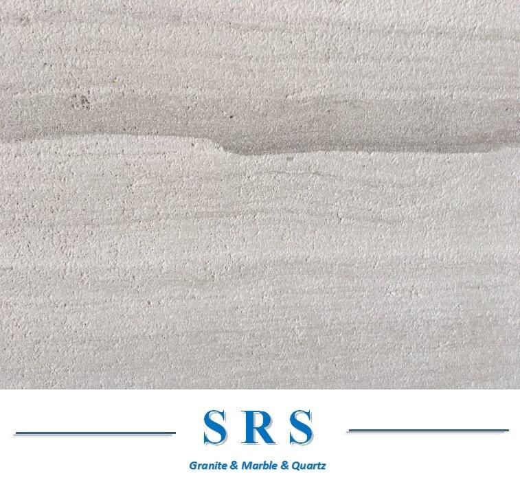Sandblasted Wooden Vein Marble /Brown Wooden Vein Marble Tiles for Flooring
