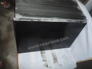 Polished Mongolia Black Basalt Granite for Tiles