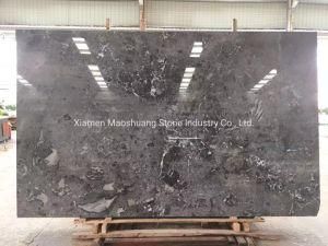 China Material Cheap Cappuccino Grey/Romantic Ash Grey Marble Stone Slab