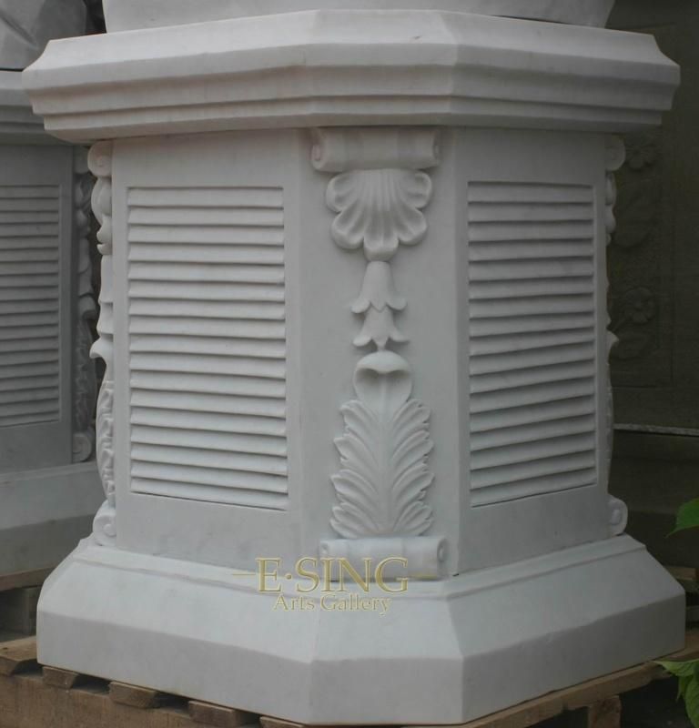 Hot Sales Natural Stone Granite Stone Pillar Marble Base Pedestal