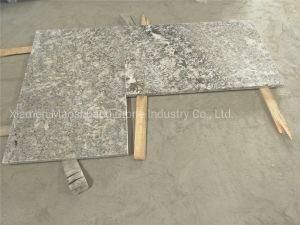 Polished Brazil Bianco Antico Granite Stone Countertops Kitchen Island
