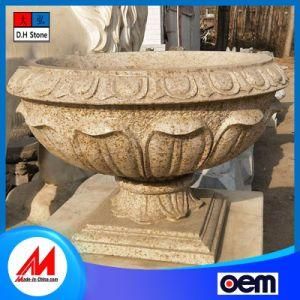 Factory Outlet Store High Quality Handmade Stone Marble Flower Pot