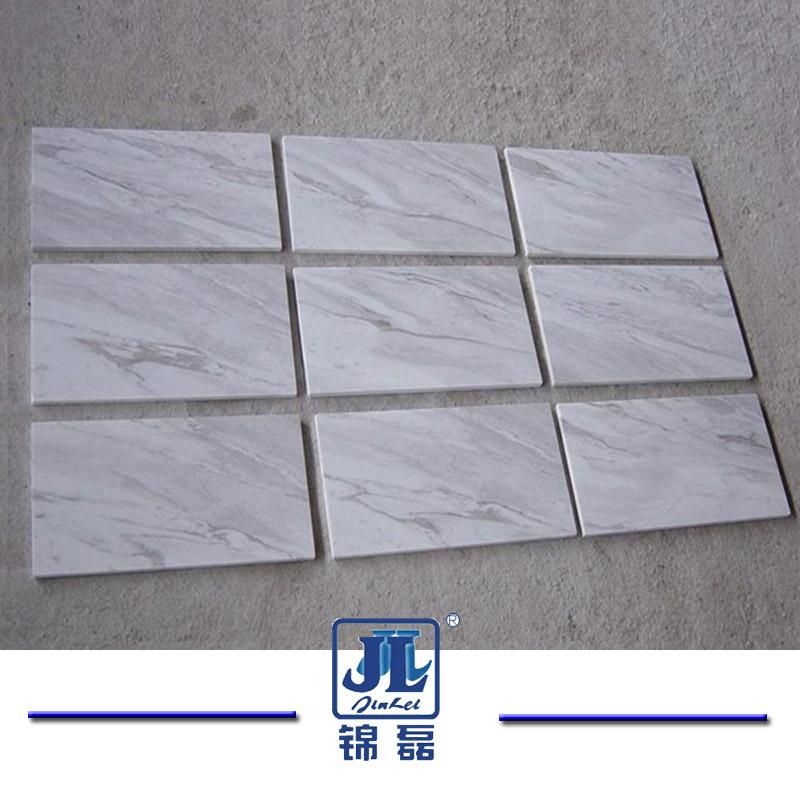 Natural Stone Polished White Volakas Marble Slabs Tiles for Kitchen Bathroom Floor