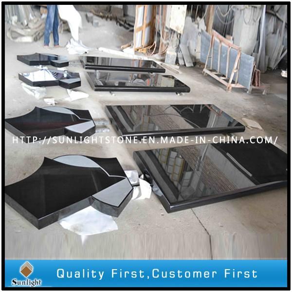 Absolute China Black Granite Tiles Flooring for Bathroom