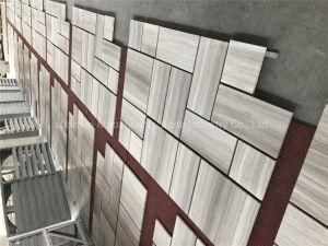 China Natural Stone Polished/Honed Wooden Grey Marble Slab for Interiors/ Indoor/ Floor/Wall Decoration/Background