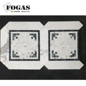 Without Grout Calacatta Gold Mix Italy Green Marble Mosaic Stone Tile