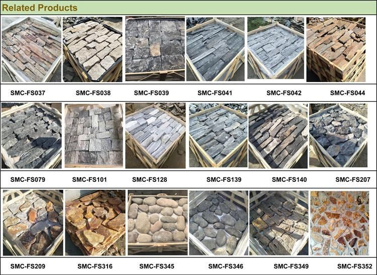 Natural Grey Slate Loose Stone Veneer
