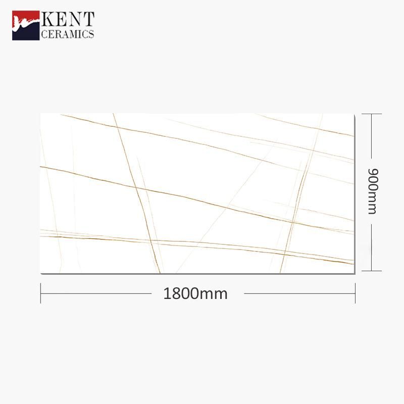 Carrara White Marble Design Artificial Stone Slab 900*1800mm