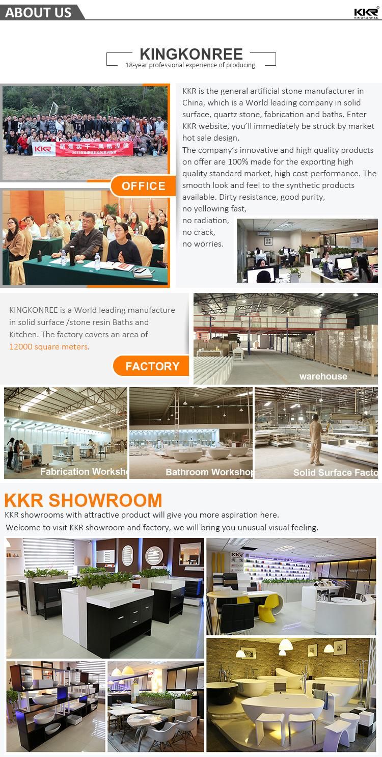 Kkr Customized Artificial Quartz Stone Kitchen Countertop