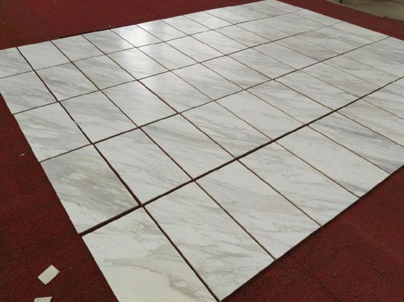 Volakas White Marble Natural White Marble with Grey Veins Polished Slabs Floor Tile Wall Tile