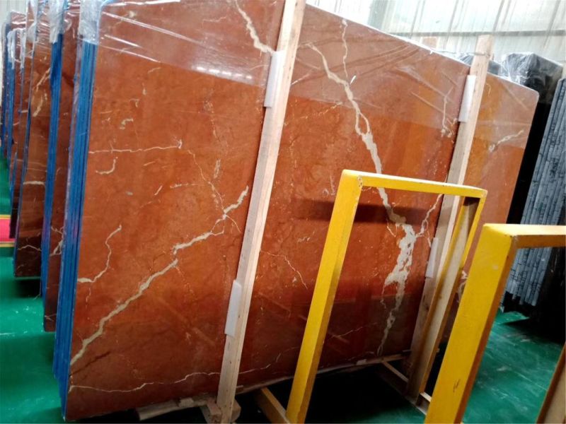 Red Stone Marble for Flooring Tiles Slabs Countertops/Worktops/Vanitytops