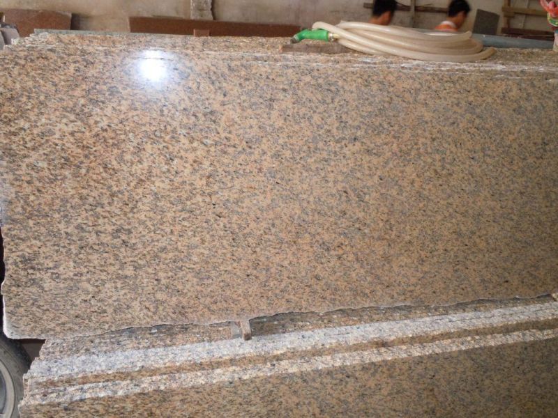 Tiger Skin Yellow Granite Tiles and Slabs