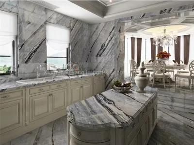 Blue River Marble for Countertop/Workbench/Vanity/Table Top/Staircase/Flooring/Floor Tile/Background Wall Panel/Tiles