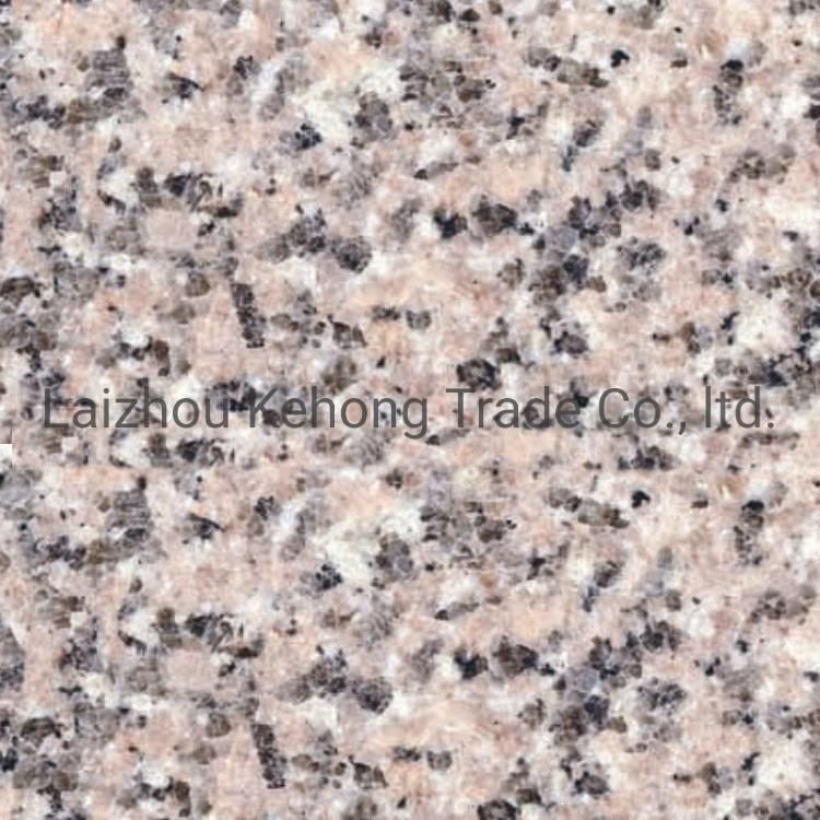 The Construction of The Building Is Made of Pink Granite G364