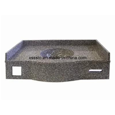 Brown Polished Granite Marble Bathroom Vanity Tops