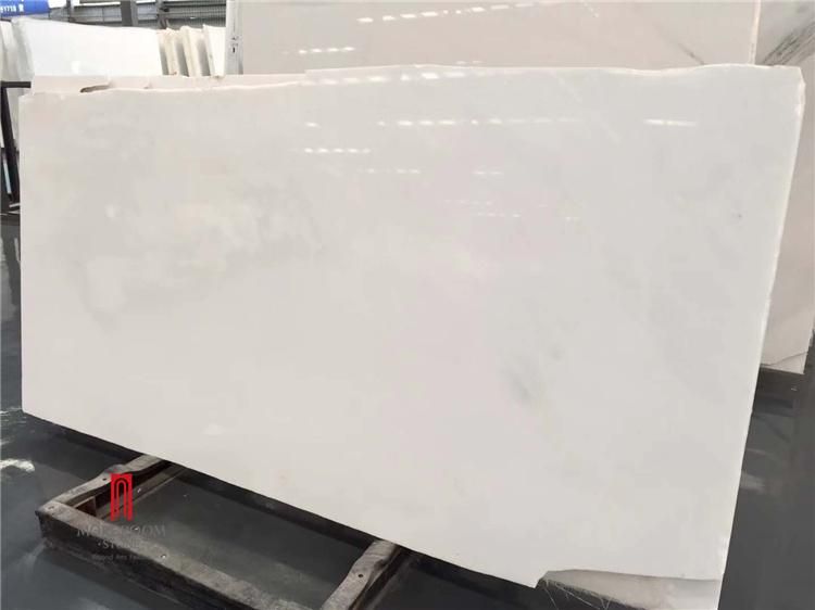 Chinese Pure White Marble Backlit Alabaster Onyx Tile for Wall