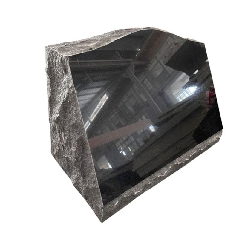 Absolute Black Granite Single and Companion Slant Monuments