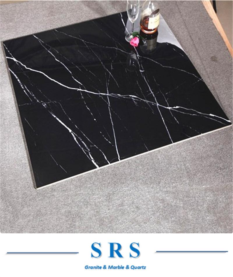 Buliding Material Black Nero Marquina Slab Marble for Kitchen/Bathroom/Wall/Floor Tile/Stair/Thread