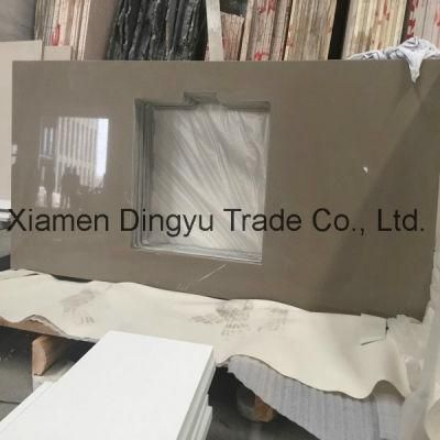 Black Grey White Crystal Green Red Sparkles Artificial Quartz Stone Slabs Countertops Vanity Tops Producer