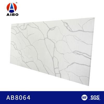 Artificial Quartz Stone Kitchen Quartz White Autumn Quartz Slabs for Countertop