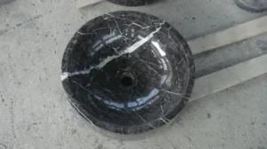 Natural Marble Stone Sink, Black Marble Basin