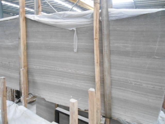 High Quality Coffee Wood/White Wood/Grey Wood Veins Marble Slabs
