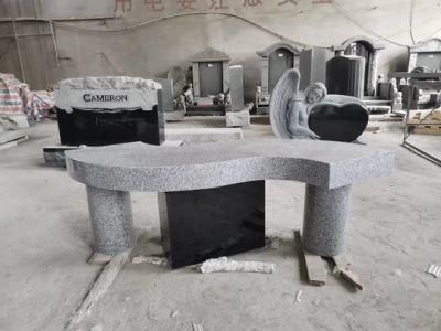 Cheap Granite Bench for Garden Tombstone Monument