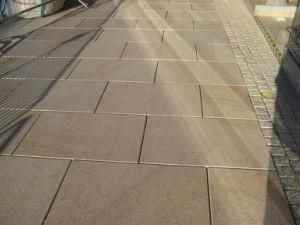 Grey Granite Paving Stone Flooring Pattern