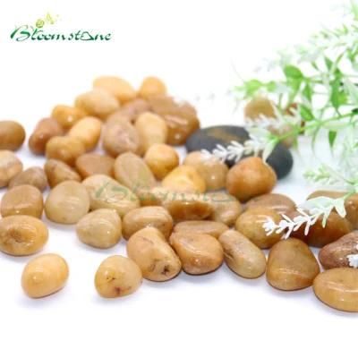 High Polished Yellow Pebble Stone for Landscaping and Garden Decoration