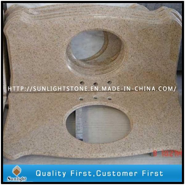 Bushhammered Beige/Yellow Colours Desert Gold Granite Floor Tiles