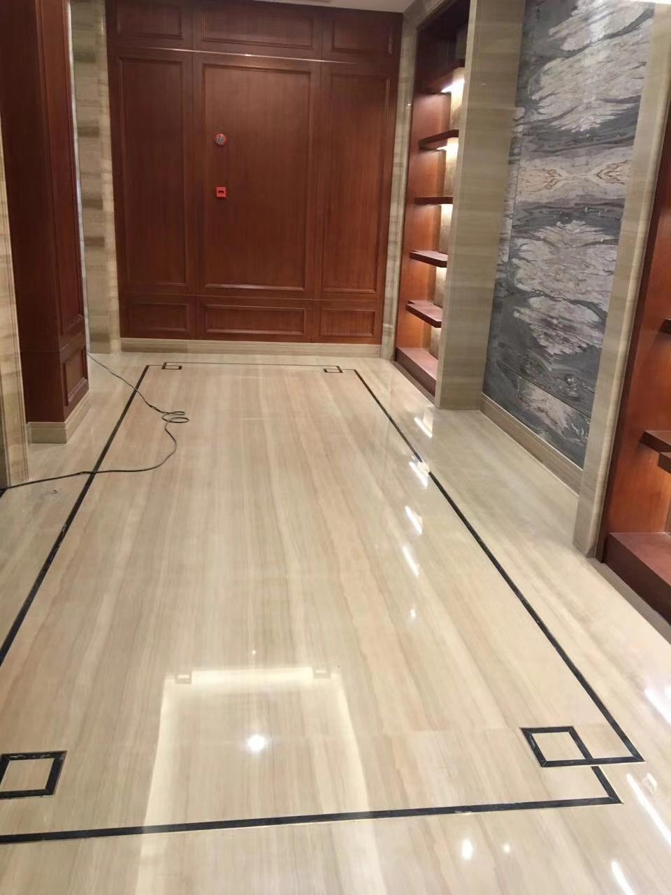 Hot Beige Italy Marble Serpeggiante Wood Texture/Wood Grain/ Slab/ Tiles/Flooring/Wall