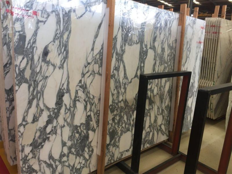 White Stone Marble for Flooring Tiles Slabs Countertops/Worktops/Vanitytops