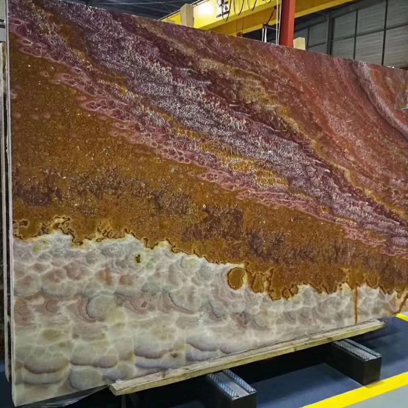 Translucent Green Onyx Stone Big Slab