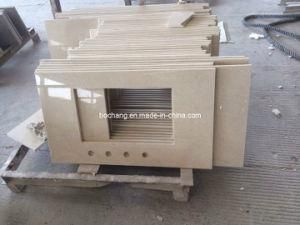 Crema Marfil Beige Marble Bathroom Vanity Top