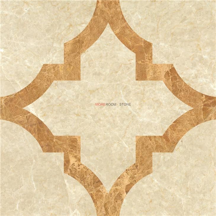 Chinese Marble Decoration Material Water Jet Tile Paving Slab