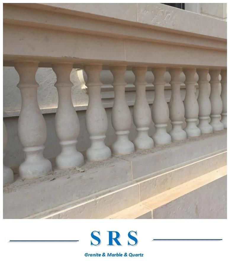 Beige Limestone Baluster for Interior/Outdoor Decor