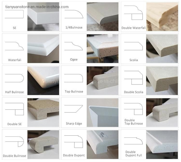 Customize Nature Stone Marble Kitchen Countertop and Kitchen Island