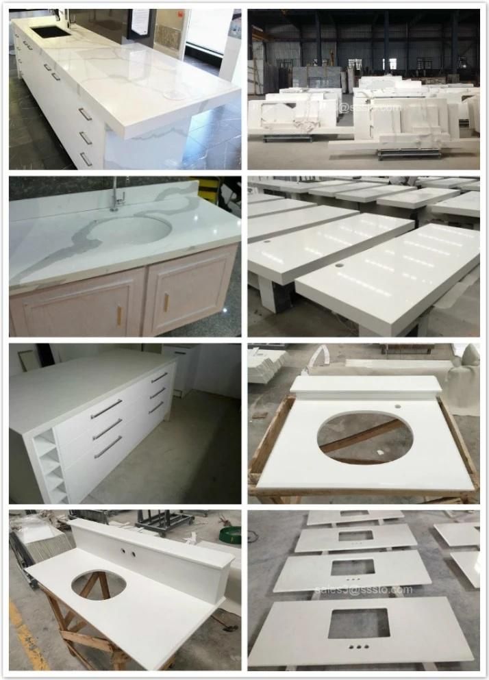 Quartz Stone Kitchen Benchtop Quartz Stone Slab Countertop Artificial Quartz