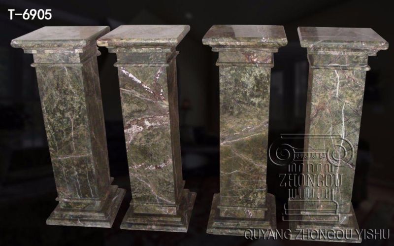 Indoor Stone Square Columns with Simple Design