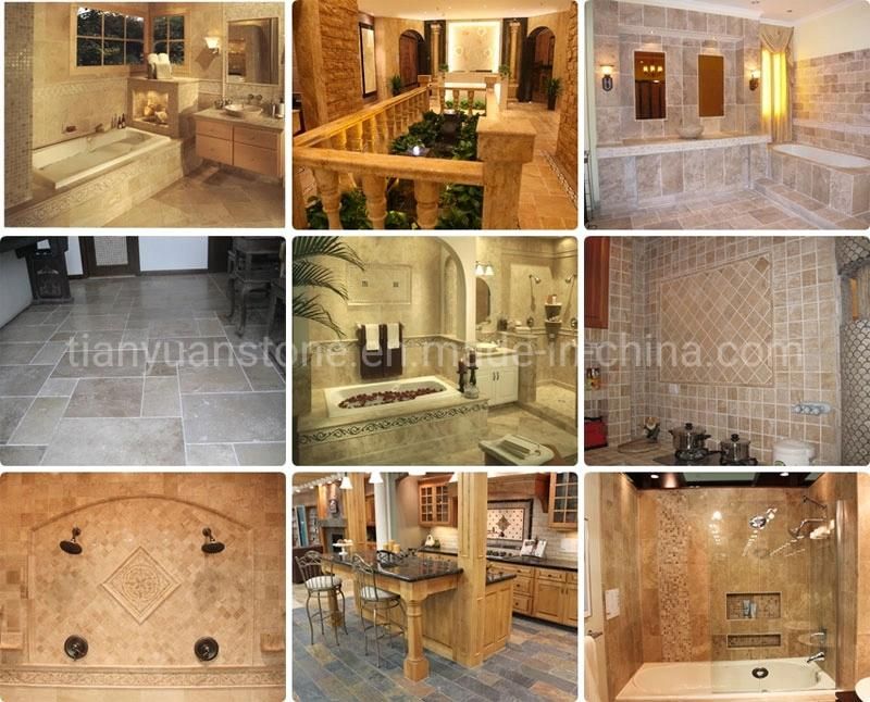 Good Quality China Red Travertine Tiles for Wall and Floor