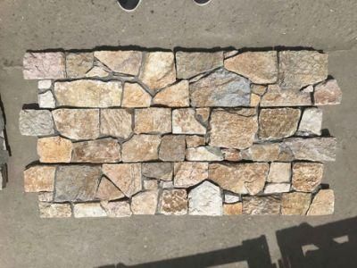 Sunny Yellow Limestone Natural Stone Wall Stacked Stone Veneer