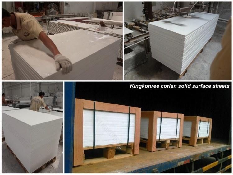 Engineering Stone Countertop Table Top Material Artificial Stone Acrylic Solid Surface Sheets
