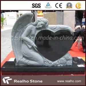 Cheap Heart Angel Headstone Memorial