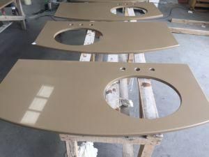 Coffee Sand Quartz-Vanity Top